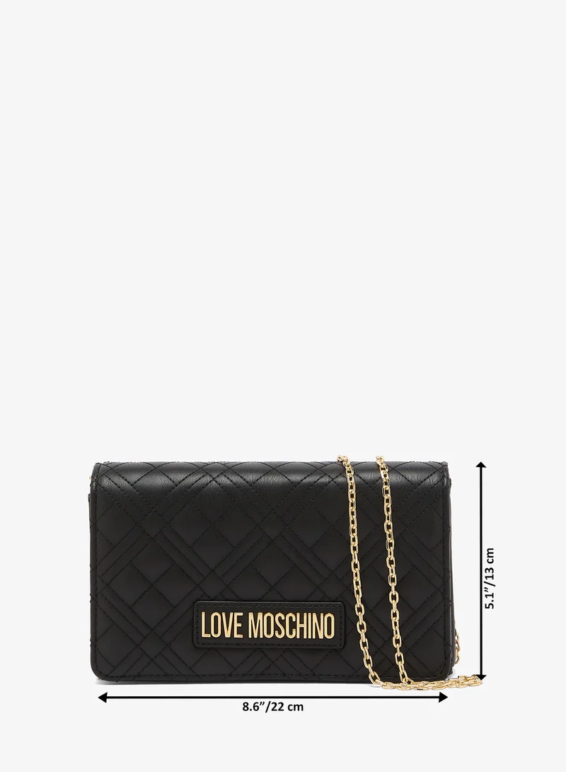 Love Moschino Smart Daily Quilted PU Crossbody Bag